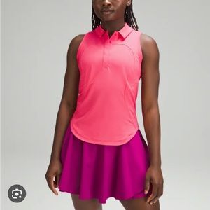 🍋 Lululemon QuickDry Sleeveless Polo - 6